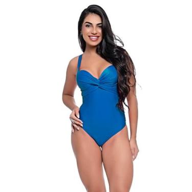 Imagem de Maiô Feminino Com Bojo Transpassado Modela Cintura e Busto - HYPE MODA