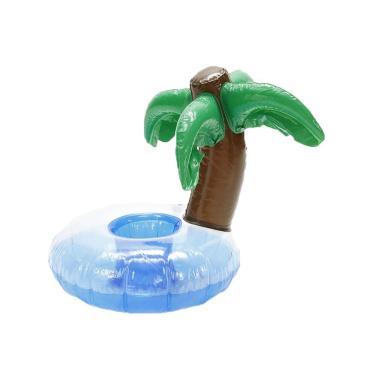 Imagem de Boia Porta Copo 17,5Cm Coqueiro Cores Sortidas - Wellmix