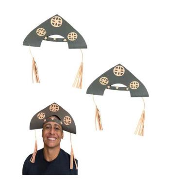 Imagem de Kit 2 un Chapéu Maria bonita Cangaceiro Lampião Fantasia - Blook