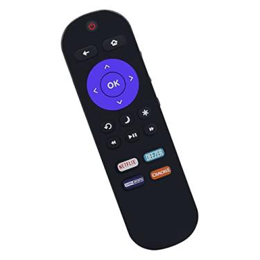 Imagem de UBay Controle Remoto De Substituição Compatível Com Tv Roku, Tcl/Onn/Element/Haier/Hitachi/Lg/Sanyo/Jvc/Magnavox/Rca/Philips/Westinghouse Smart Embutida - Sem Necessidade Configuração