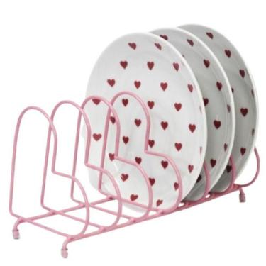 Imagem de Escorredor De Louça Prato Porta Tampas Coração Premium - Arthi