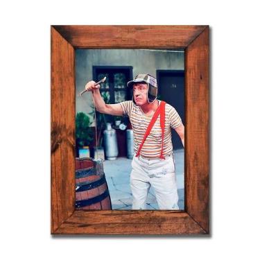 Imagem de Quadro com Moldura  - Chaves Brincando Na Vila - Loja Bluff, 30x40 cm