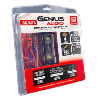 Imagem de Genius Kit de instalação de amplificador de potência de 1500 watts GC-KIT4X – Sem oxigênio