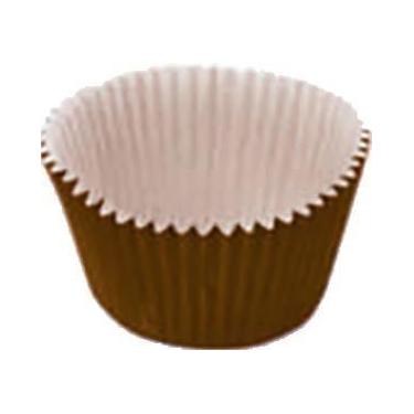 Imagem de 100 Forminha de Brigadeiro Docinho Nº5 - AAZ, Marrom