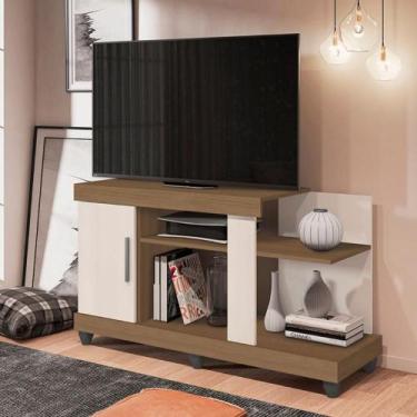 Imagem de Rack Com Porta Setúbal Carvalho Off White - CASA H