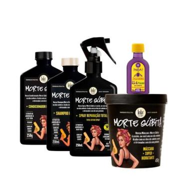 Imagem de Kit Lola Morte Súbita Sh 250ml + Cond 250ml + Masc 450ml + Spray 250ml