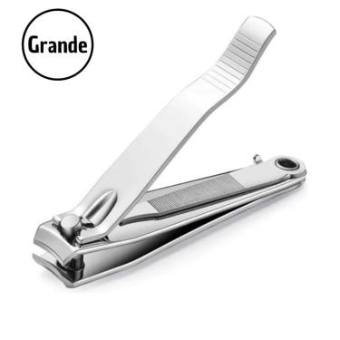 Imagem de Cortador de Unhas Grande com Lixa em Aço Carbono p/ Cortar Unha do Pé e Mão - Manicure Pedicure Salão Beleza - PANAMI