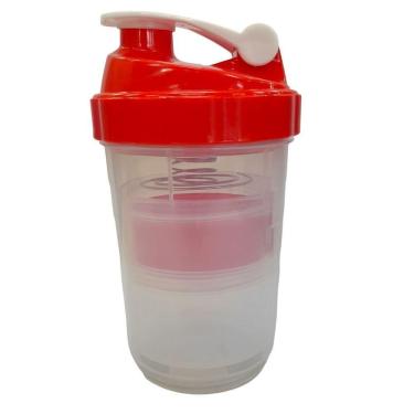 Imagem de Coqueteleira Shaker 500ml Vermelho 4 Peças - Quanhe
