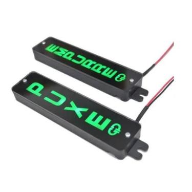 Imagem de Display Sinalizador Led Puxe / Empurre PRETO - GP CONTROL