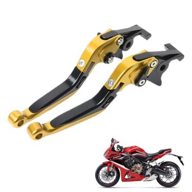 Imagem de Alavanca de Travão para Moto | Manípulo Dobrável em Liga de Alumínio - Leve, Controlo Preciso para Motas e Desportivas
