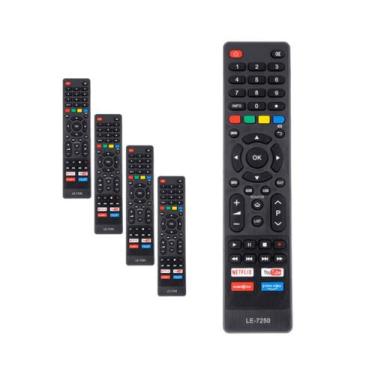 Imagem de Kit 5 Controle Remoto Compatível Philco Smart Tv Ptv32g52s - skylink