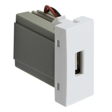 Imagem de Módulo Tomada Usb 2A Branco Siena 6181 Alumbra