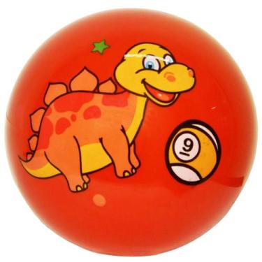 Imagem de Bola de vinil estampada dinossauro 22cm - dm toys
