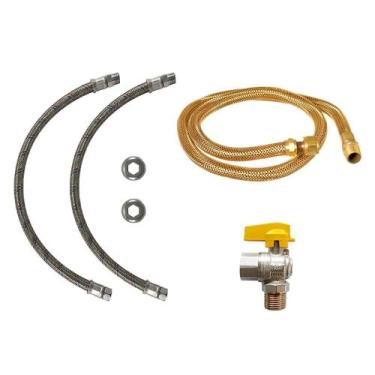 Imagem de Kit de instalação de Flexíveis para Aquecedores 3/4 - TUDOGÁS