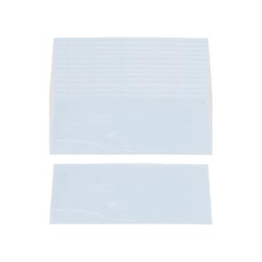 Imagem de MERIGLARE Kit de tubo termoencolhível 100x, manga de tubo termoencolhível para vedação de fios termoencolhíveis para bateria elétrica faça você mesmo, Branco