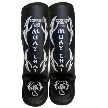 Imagem de Caneleira Muay Thai Luta Kickboxing boxe Protetor De Canela Sparring T