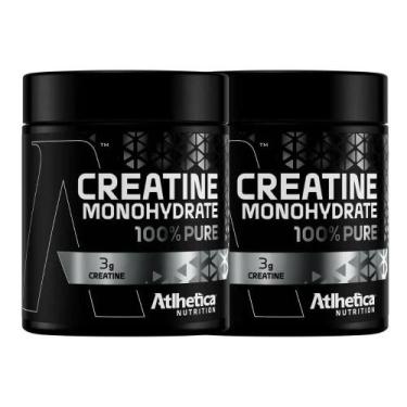 Imagem de Kit 2x Creatina Monohidratada Pura 300g Atlhetica Nutrition