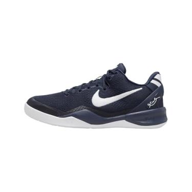 Imagem de Nike Kobe 8 Tênis de basquete infantil grande (FN0266-400, azul marinho universitário/azul marinho/branco), Azul-marinho universitário/azul marinho/branco, 17