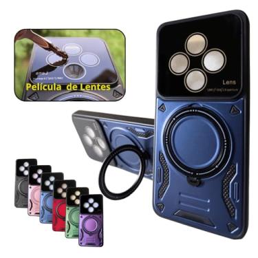 Imagem de Capa anti-impacto Lens para XIAOMI: : Resistência e Versatilidade (Azul, POCO C75 / REDMI 14C)