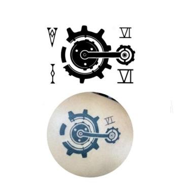 Imagem de Tatuagem Temporária Cosplay Arcane Vi Modelo Preto - 3I