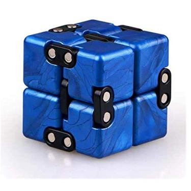 Imagem de Cuberspeed Infinity Cube Puzzle,Cool Texture Artistic and Fashion Mini Fidget Toy for Stress and Anxiety Relief (Blue)