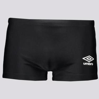 Imagem de Sunga Masculina Umbro Diamond Line - Preto, Preto, P, Masculino