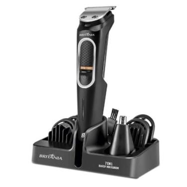 Imagem de Aparador Britânia BAP21P 7 em 1  Recarregável, Bivolt e à Prova dÁgua 