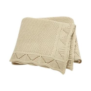 Imagem de Cobertores De Bebê Super Macios De Cor Pura 100x80cm Malha Recém-nasci
