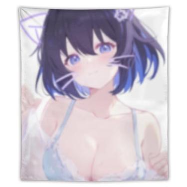 Imagem de LIEGBMEU Sexy Bikini Hot Anime Girl Tapeçaria 127.0 cmx152.4 cm Interior Exterior Wall Quilt Art Decoração de Tapeçaria Caprichosa, AF321