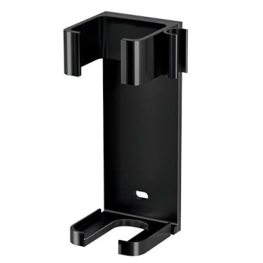 Imagem de Suporte de secador de cabelo montado na parede, suporte de alisador de cabelo de aço inoxidável, organizador de ferramentas de cabelo para banheiro doméstico