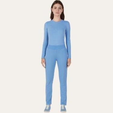 Imagem de Calça Feminina Cós Elástico Em Moletom Stretch Flanelado Malwee Tamanho:GG;Cor:;Gênero:Mulher-Feminino