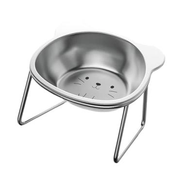 Imagem de Stgfyxgs Tigela Elevada para Gatos, Tigela Inclinada Antiderrapante E Estável com Suporte para Cães Pequenos E Médios, Filhotes E Gatos Domésticos, Gatinho