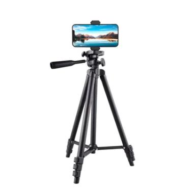 Imagem de Tripé Celular Profissional Câmera Fotográfica 1,3m Universal
