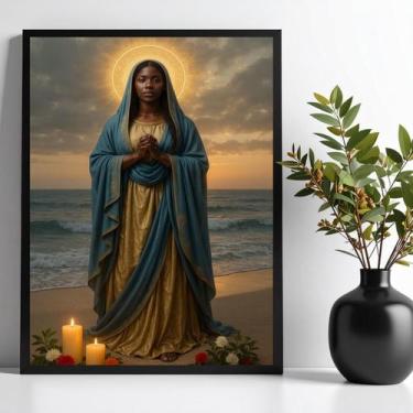 Imagem de Quadro Santa Sara Kali - Praia Velas 33X24Cm - Quadros On-Line