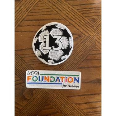 Imagem de Emblema do logotipo Starball and Foundation do 13º Campeonato do Clube de Futebol de Madri, brasão de ferro para homens adultos