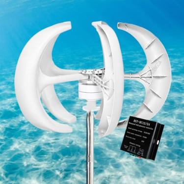 Imagem de 24V,8000W Sem Ruído Turbinas Eólicas Horizontal Home Powers Moinho de Vento, Kit Gerador Eólico, Controlador de Turbinas de Energia 110V/220V