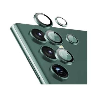 Imagem de Protetor De Tela Traseiro De Vidro Com Tampa De Anel Para Lente Da Câm