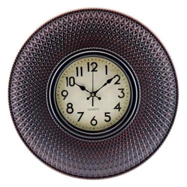 Imagem de Relógio De Parede Decorativo Clássico 40cm Cobre - Gici Decor