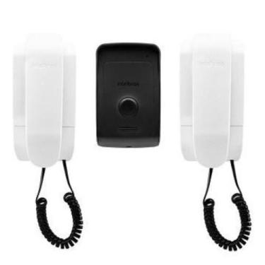 Imagem de Kit Porteiro Residencial Intelbras IPR 1010 com Extensão de Áudio para