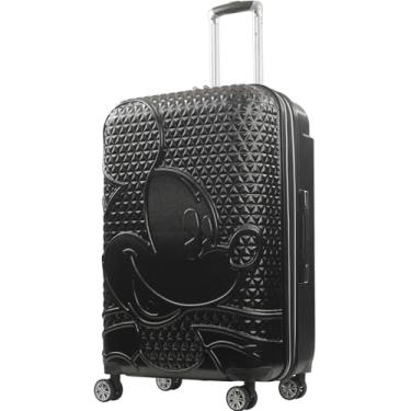 Imagem de FUL Disney Mickey Mouse 76 cm, mala rígida com rodas giratórias, preta