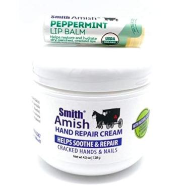 Imagem de Creme reparador de mãos Smith Amish 133ml com protetor labial orgânico