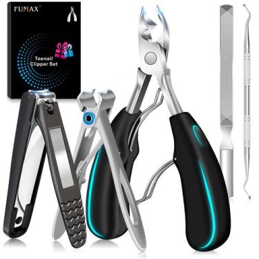 Imagem de Cortador de unhas FUMAX para idosos: unhas grossas com 5 ferramentas