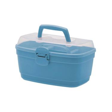 Imagem de Caixa Maleta Multiuso Organizadora Manicure Maquiagem Box