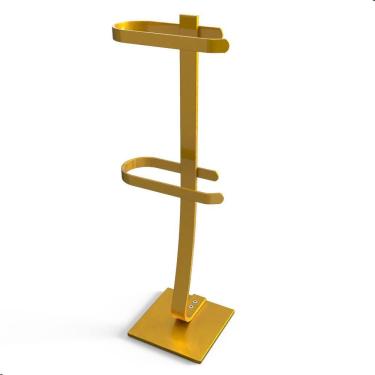 Imagem de Porta Papel Higiênico De Chão Suporte Papeleira Dourada.D