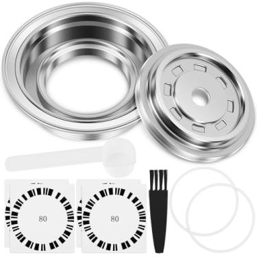 Imagem de Adaptador de cápsulas de café de aço inoxidável para máquina de café GCA1, à prova de calor, reutilizável, adaptador de café, lavável na lava-louças, conversor de cápsulas de café para máquina de café