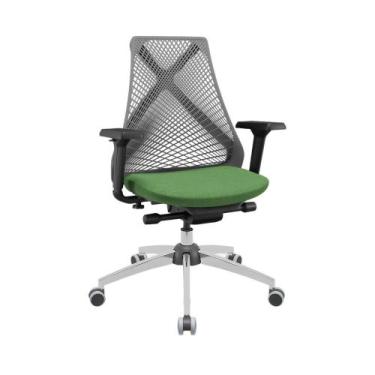 Imagem de Cadeira Escritório Nr17 Ajustável Bix X+ Presidente Base Aço - Plaxmet