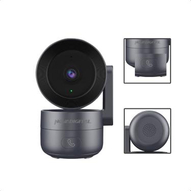 Imagem de Câmera inteligente Wi-Fi Botão Chamada Onvif Tuya Alexa 360
