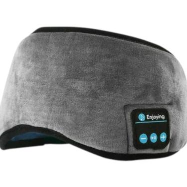 Imagem de Mascara Para Dormir Tapa Olho Com Fone De Ouvido Bluetooth