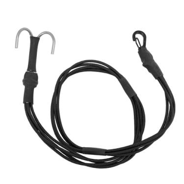 Imagem de RiToEasysports Corda do Guincho, Ganchos de Liga de Cinta Elástica para 1/8 de 1/8 de Escala RC Crawler (Preto)