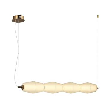 Imagem de PENDENTE ARTRO TRANSPARENTE/DOURADO 1XLED 30W